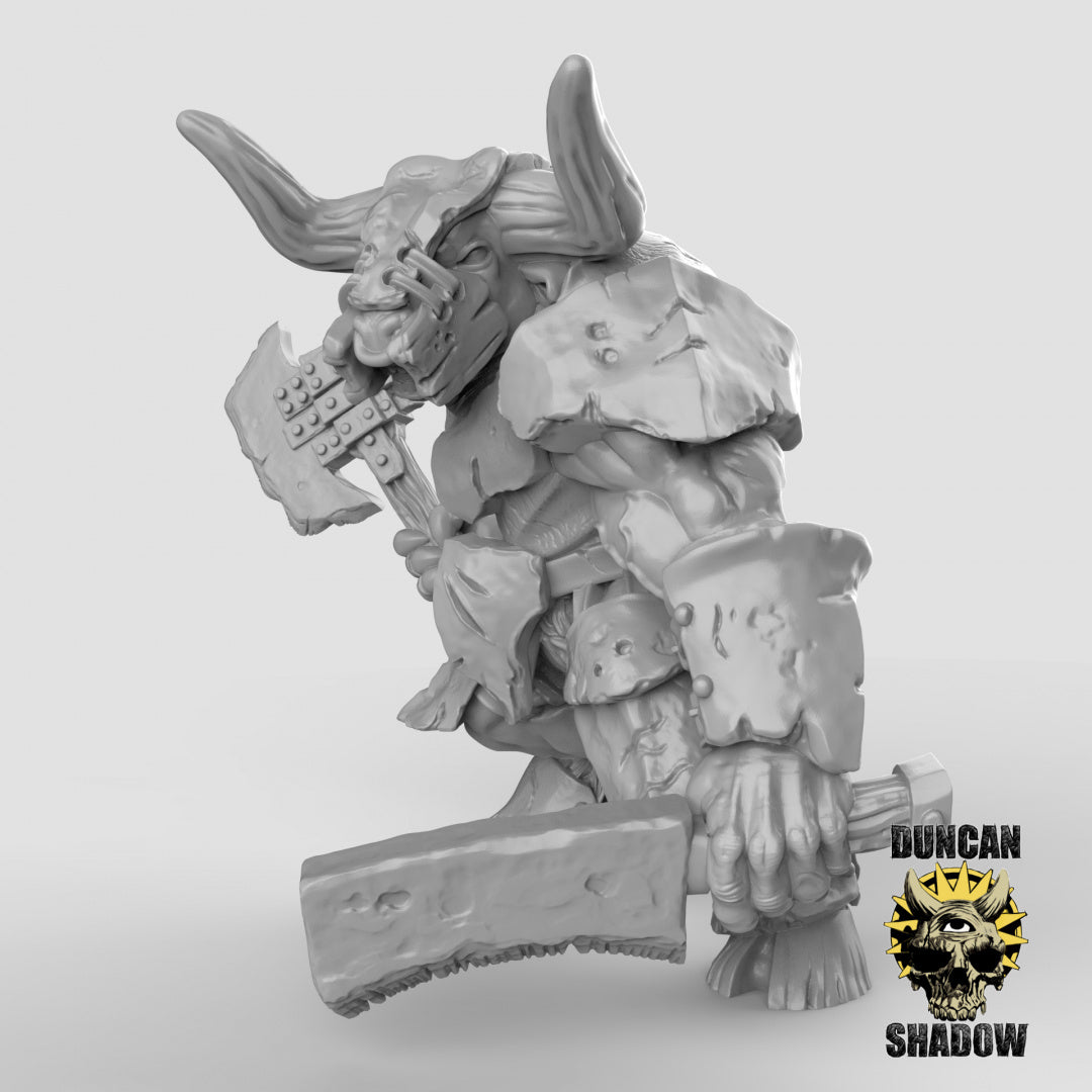Minotaur Doom Bull Resin 3D Models for Dungeons & Dragons & Board RPGs