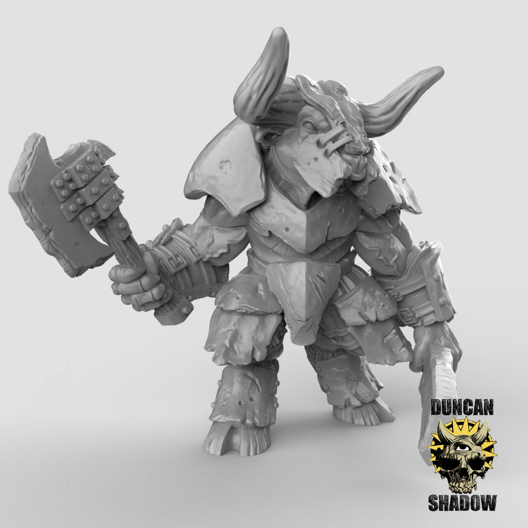 Minotaur Doom Bull Resin 3D Models for Dungeons & Dragons & Board RPGs