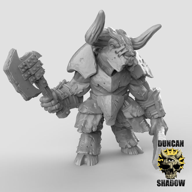 Minotaur Doom Bull Resin 3D Models for Dungeons & Dragons & Board RPGs