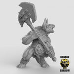 Minotaur with Double Handed Axes - Resin Miniature for DnD | Tabletop Gaming