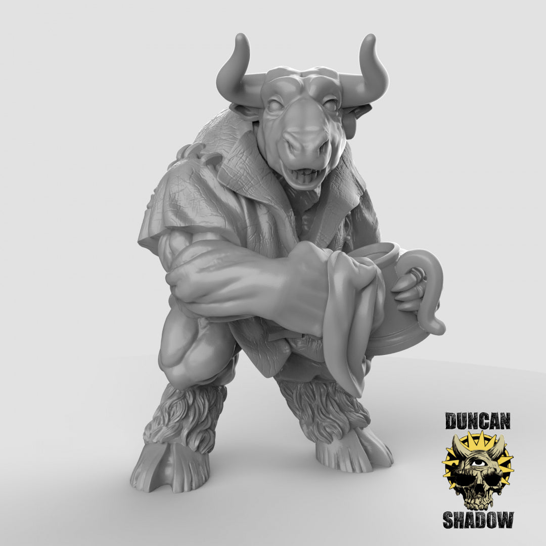 Minotaur NPC's x 3 | Resin Models for Dungeons & Dragons | Board RPGs