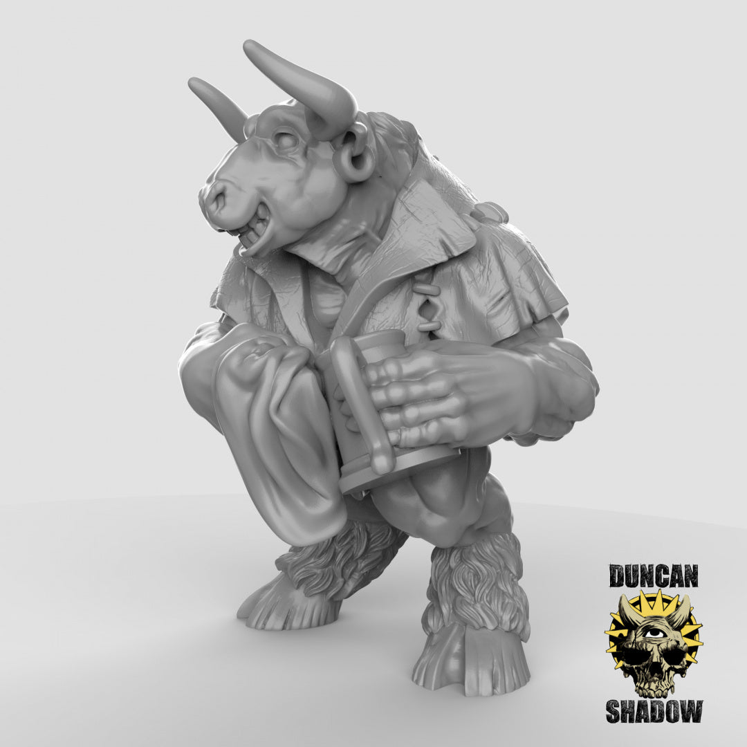 Minotaur NPC's x 3 | Resin Models for Dungeons & Dragons | Board RPGs