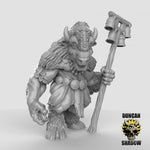 Minotaur Shaman Resin 3D Models for Dungeons & Dragons & Board RPGs