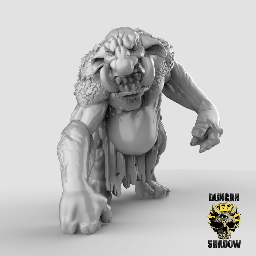 Stone Trolls Resin Miniature for DnD | Tabletop Gaming