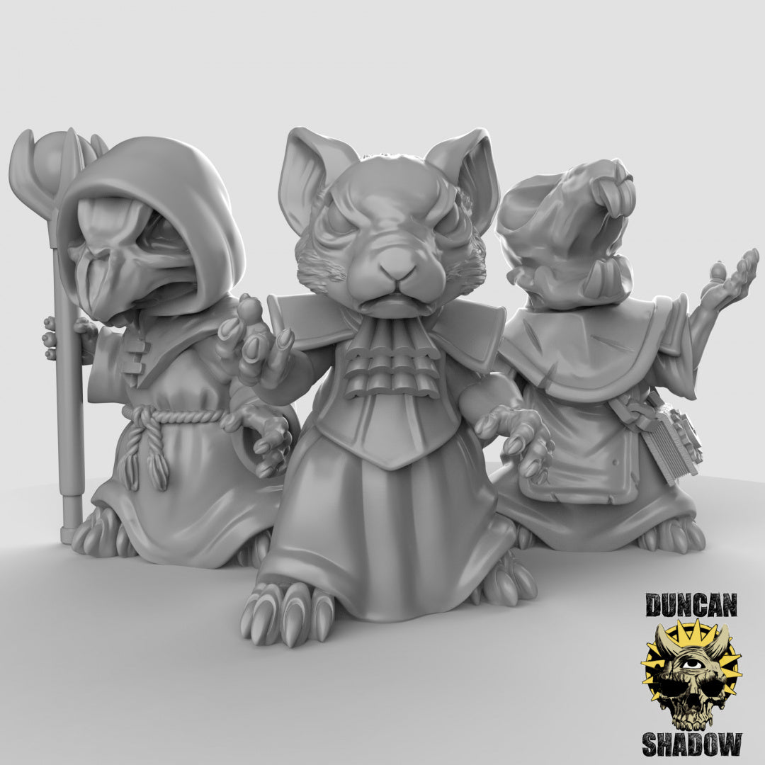 Mousle Necromancers Resin Models for Dungeons & Dragons & Board RPGs