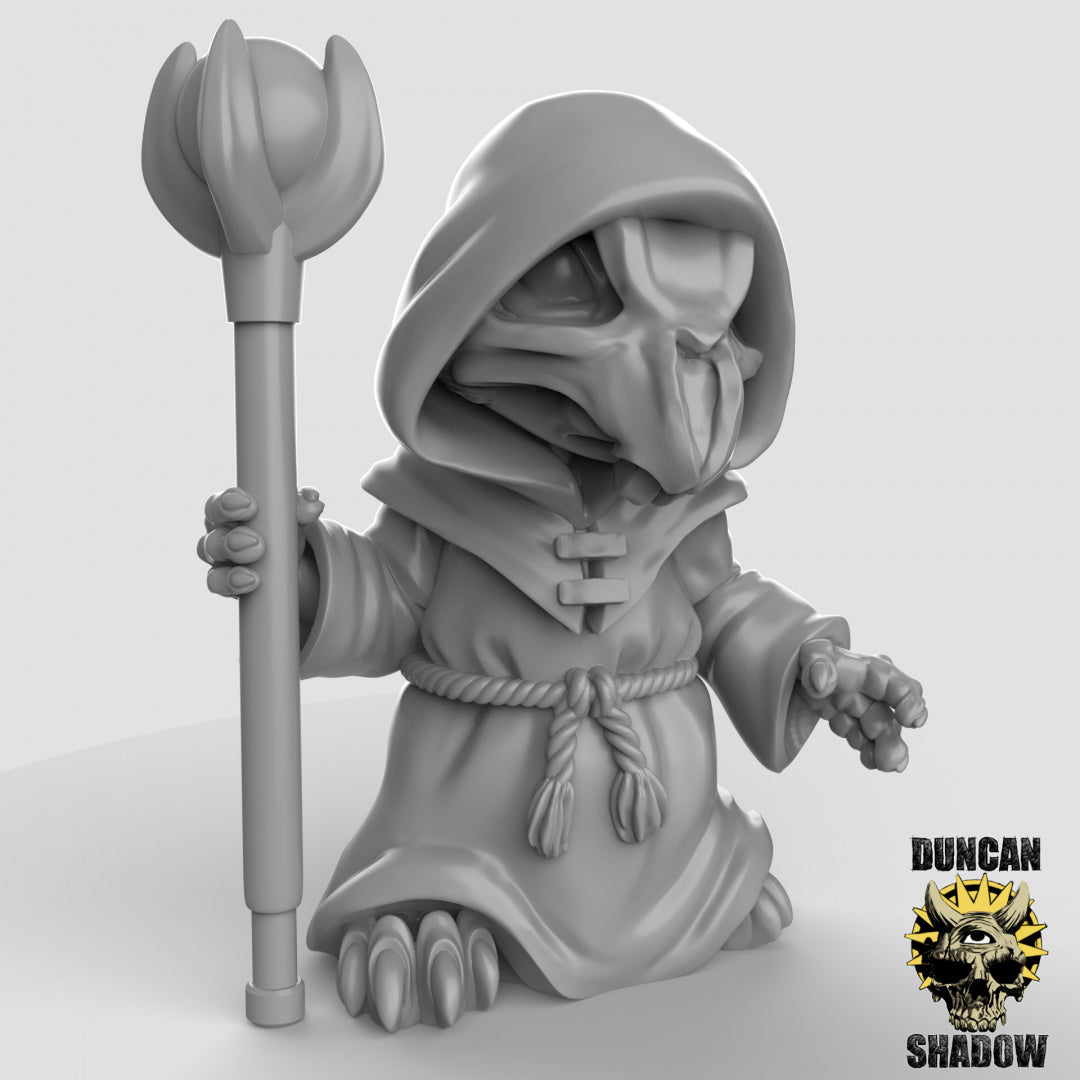Mousle Necromancers Resin Models for Dungeons & Dragons & Board RPGs