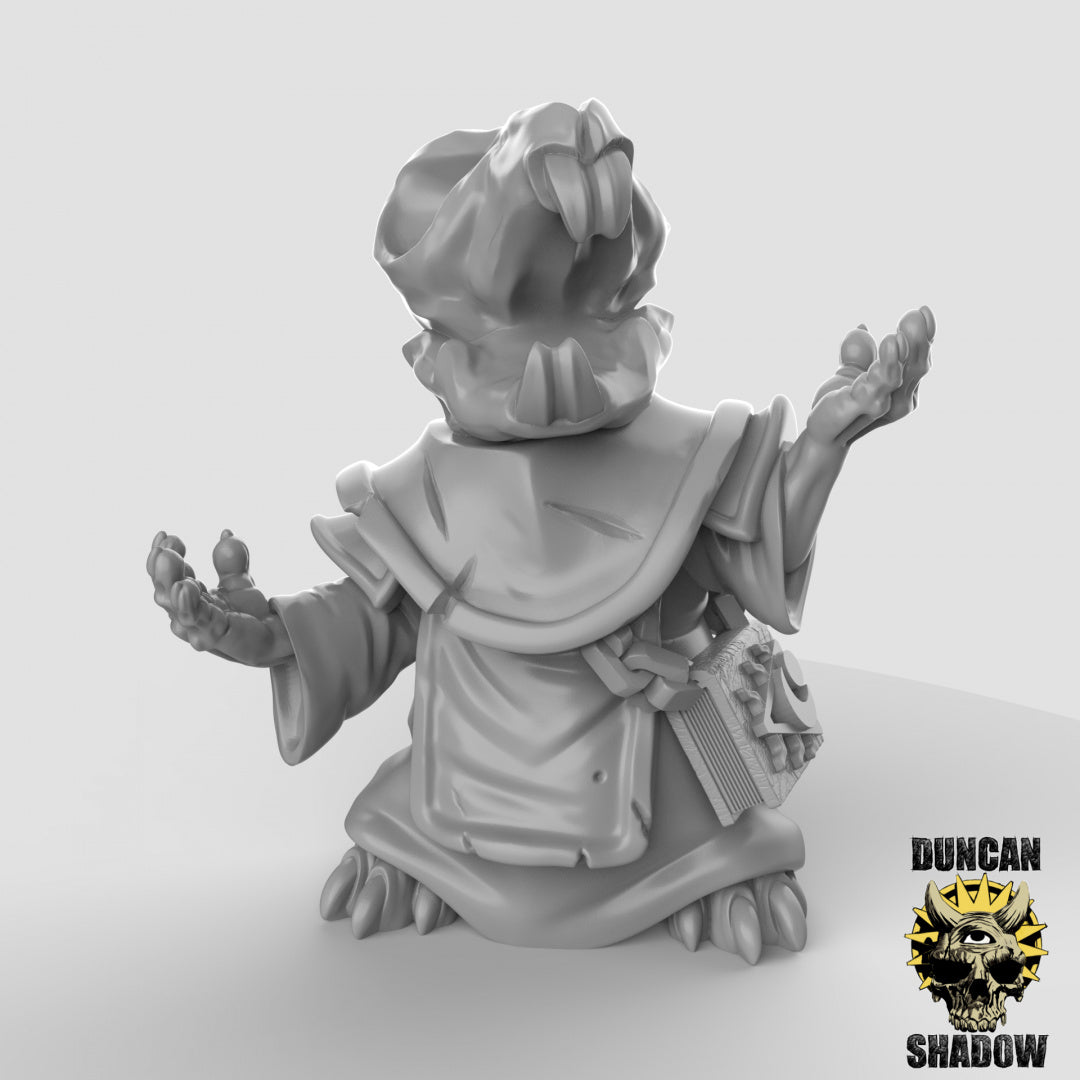 Mousle Necromancers Resin Models for Dungeons & Dragons & Board RPGs