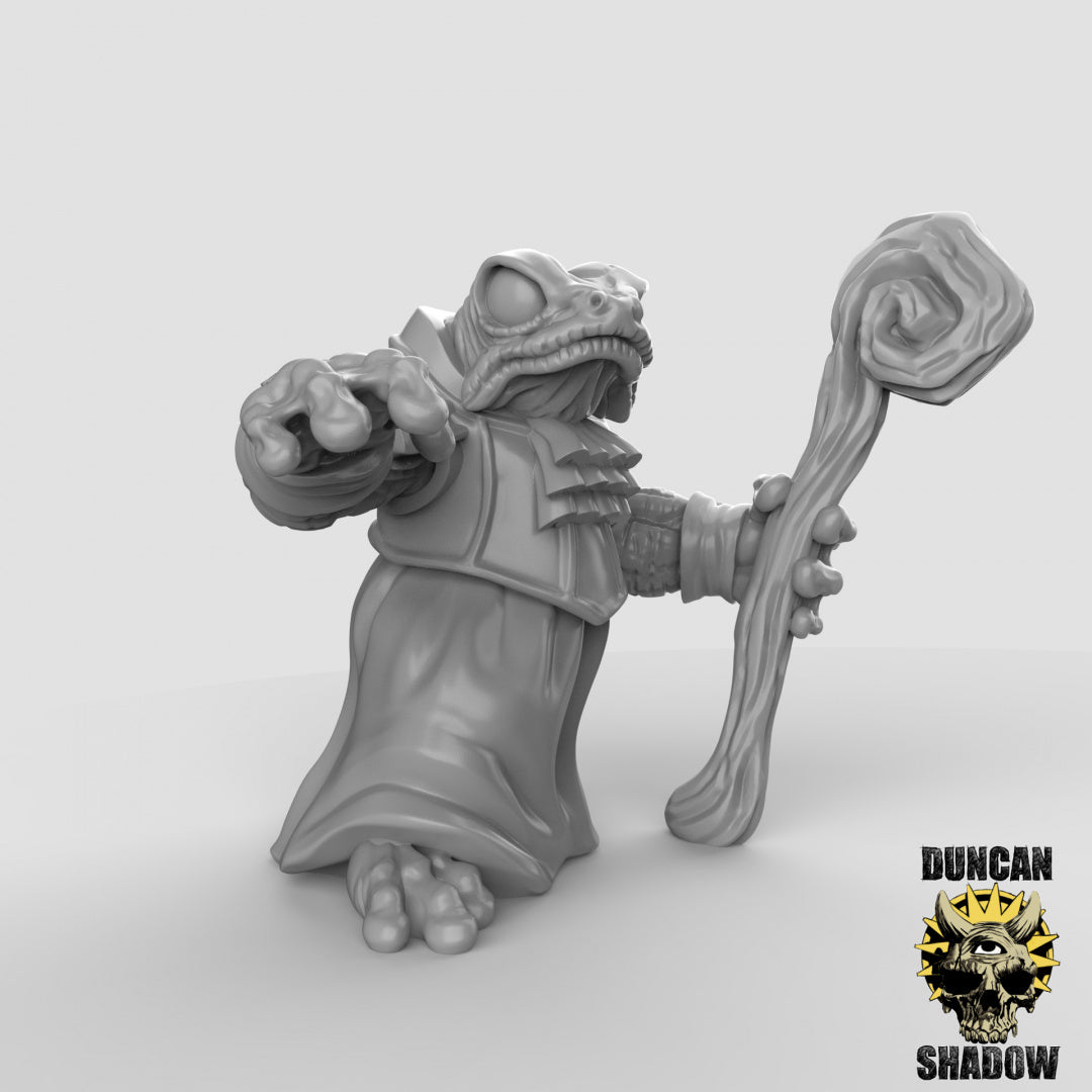 Boggard Necromancers Resin Models for Dungeons & Dragons & Board RPGs