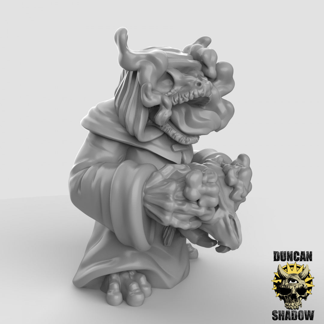 Boggard Necromancers Resin Models for Dungeons & Dragons & Board RPGs
