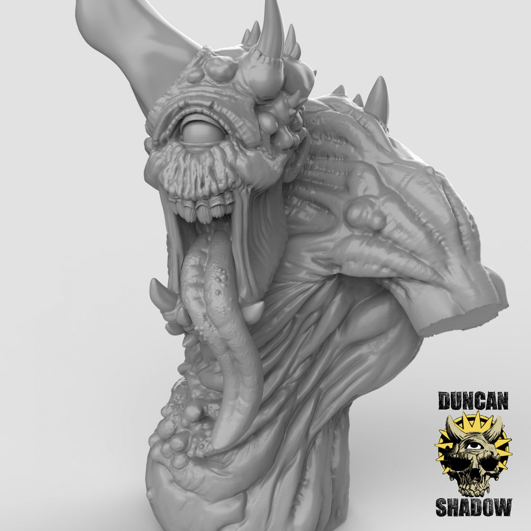 Plague Demon Bust Resin 3D Models for Dungeons & Dragons & Board RPGs