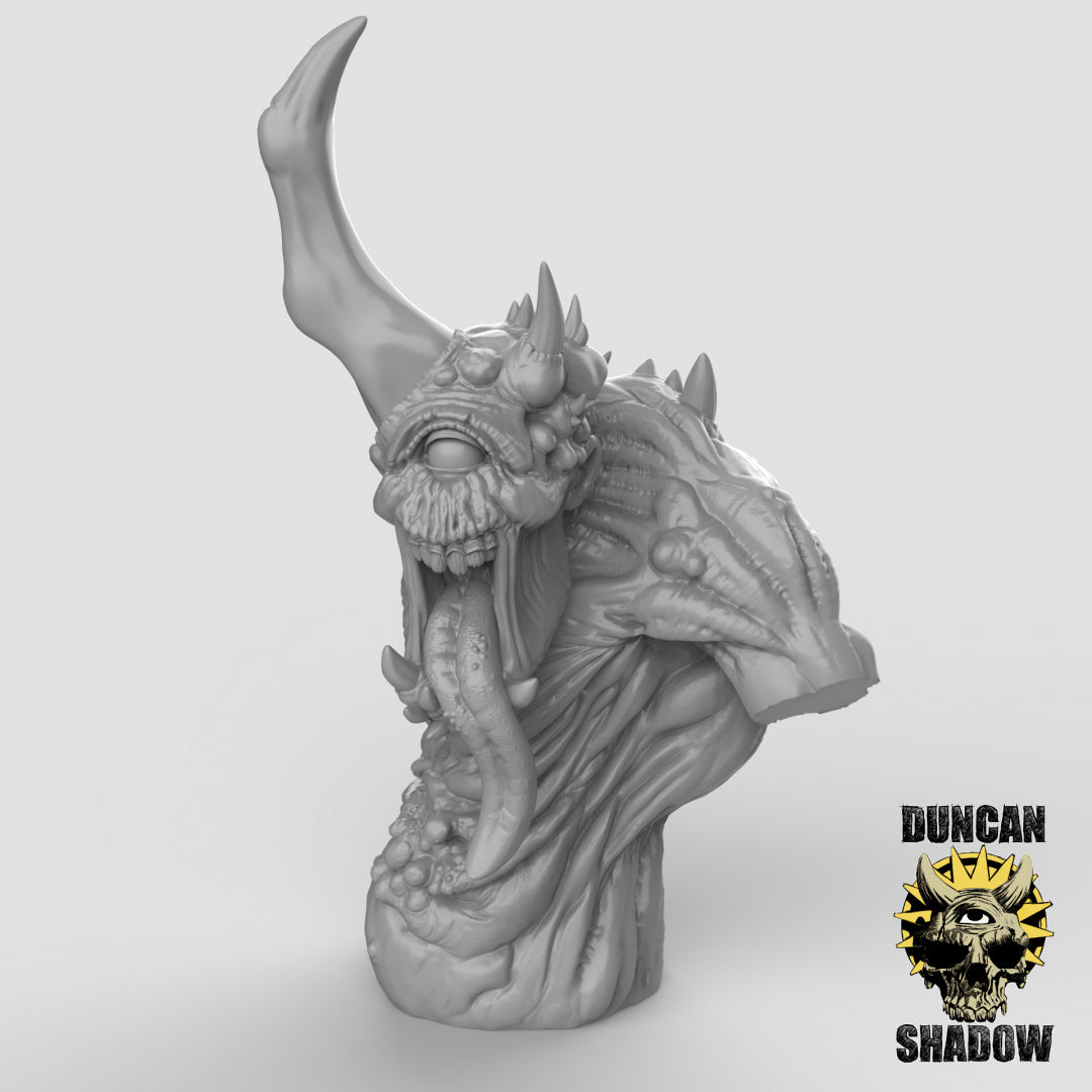 Plague Demon Bust Resin 3D Models for Dungeons & Dragons & Board RPGs