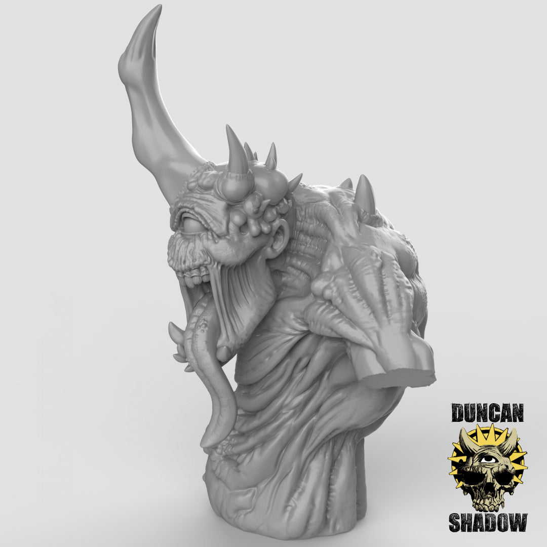 Plague Demon Bust Resin 3D Models for Dungeons & Dragons & Board RPGs