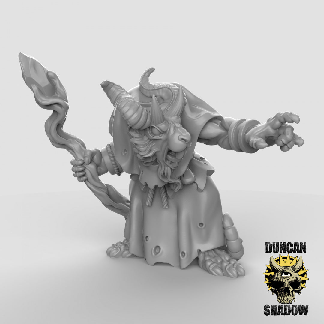 Rat Folk Shamans Resin Miniature for DnD | Tabletop Gaming