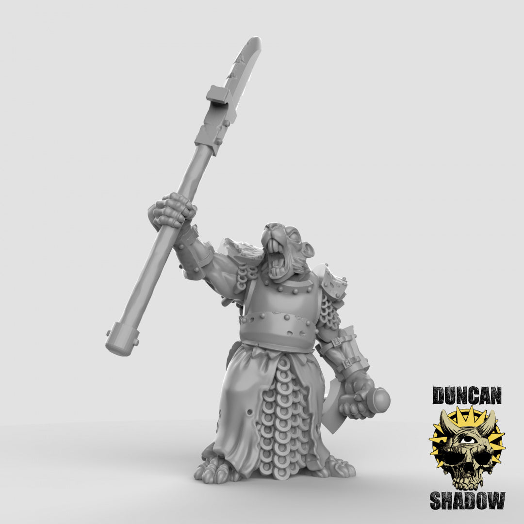 Rat Folk Leaders Resin Miniature for DnD | Tabletop Gaming