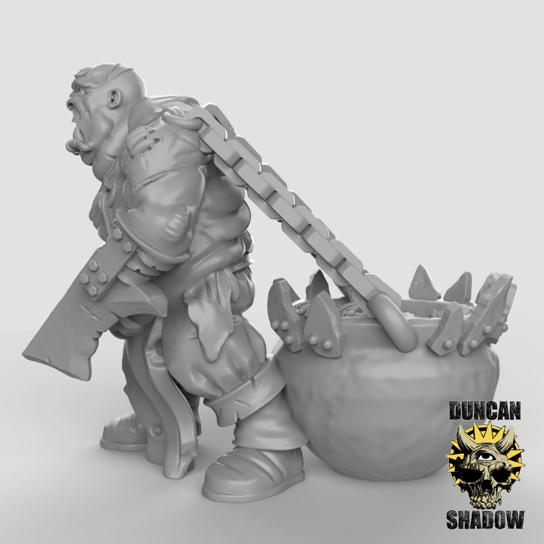 Ogre Butchers Resin 3D Models for Dungeons & Dragons & Board RPGs
