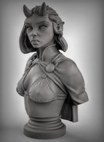 Tiefling Bust Resin Miniature for DnD | Tabletop Gaming
