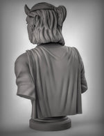 Tiefling Bust Resin Miniature for DnD | Tabletop Gaming