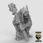 Plague Monks With Staves Resin 3D Models for Dungeons & Dragons & Board RPGs