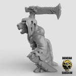 Rat Folk Plague Monks with Swords Resin Miniature for DnD | Tabletop Gaming