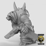 Rat Folk Plague Monks with Swords Resin Miniature for DnD | Tabletop Gaming