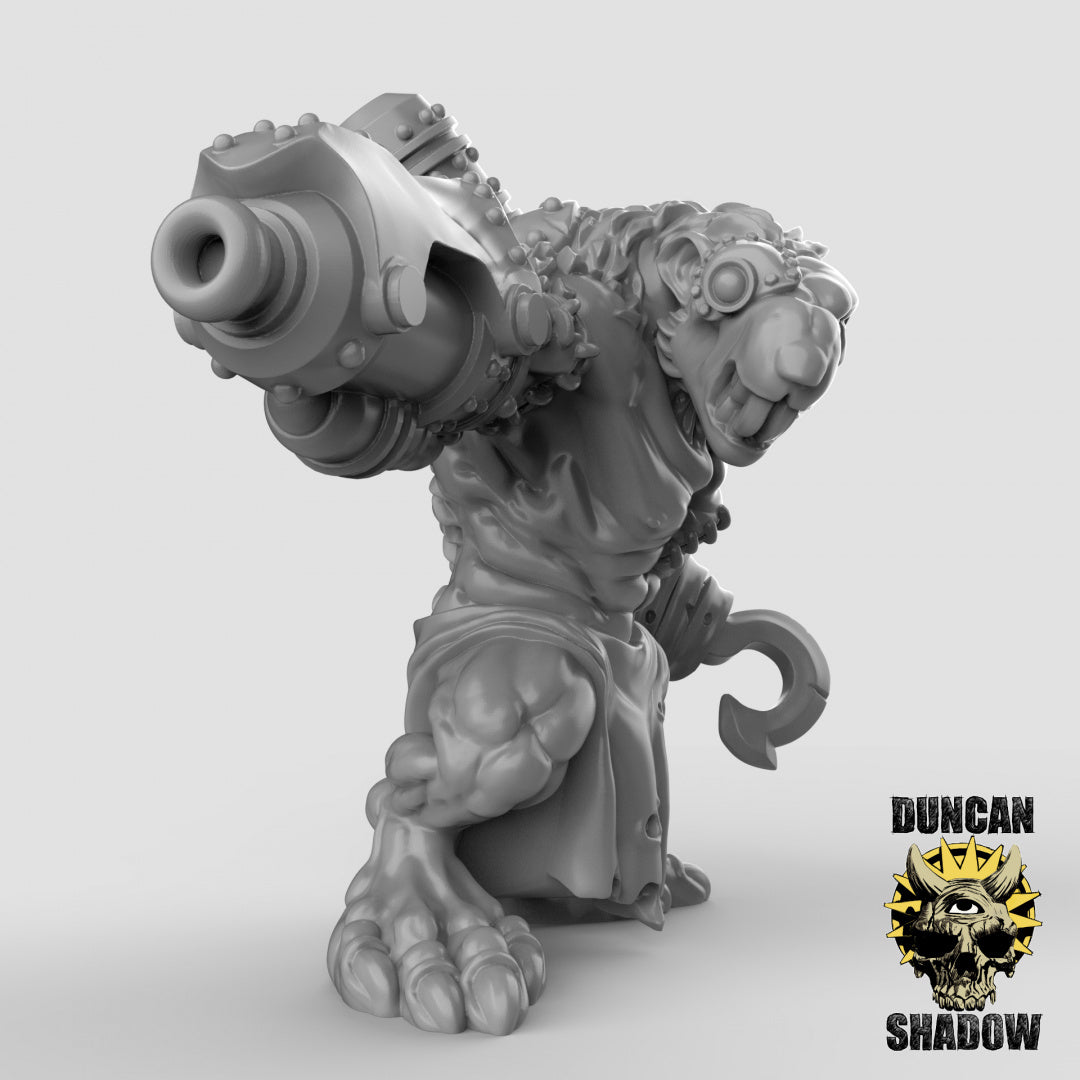 Rat Ogres Resin Miniature for DnD | Tabletop Gaming