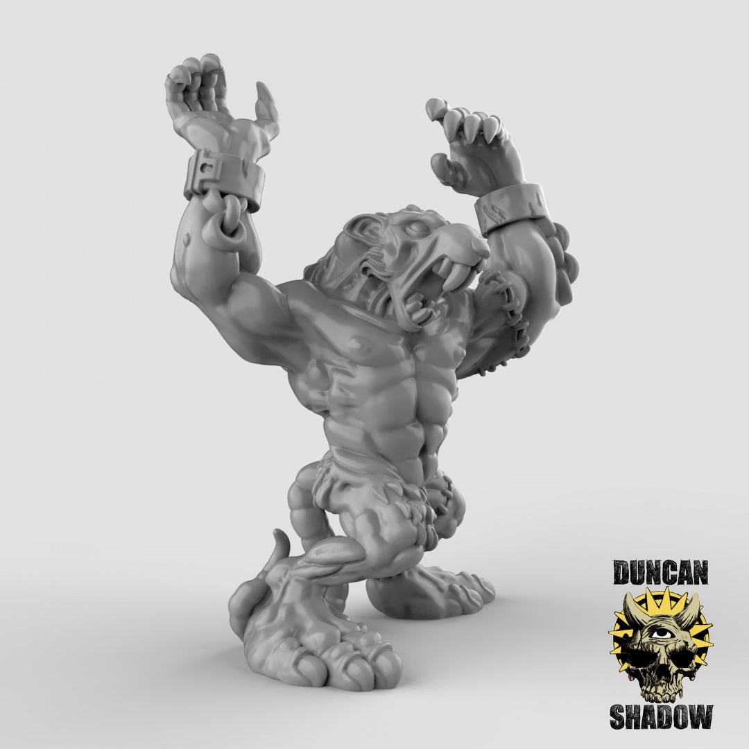 Rat Ogres Resin Miniature for DnD | Tabletop Gaming