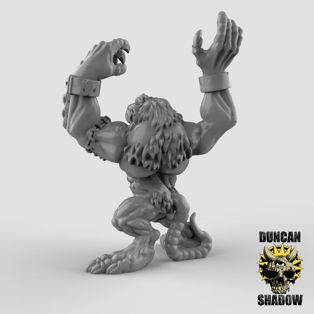 Rat Ogres Resin Miniature for DnD | Tabletop Gaming