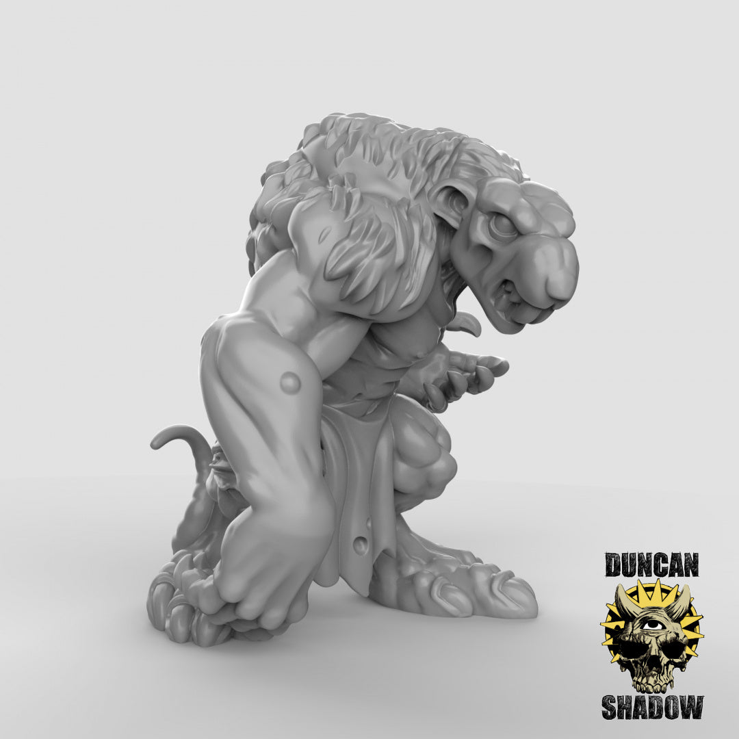 Rat Ogres Resin Miniature for DnD | Tabletop Gaming