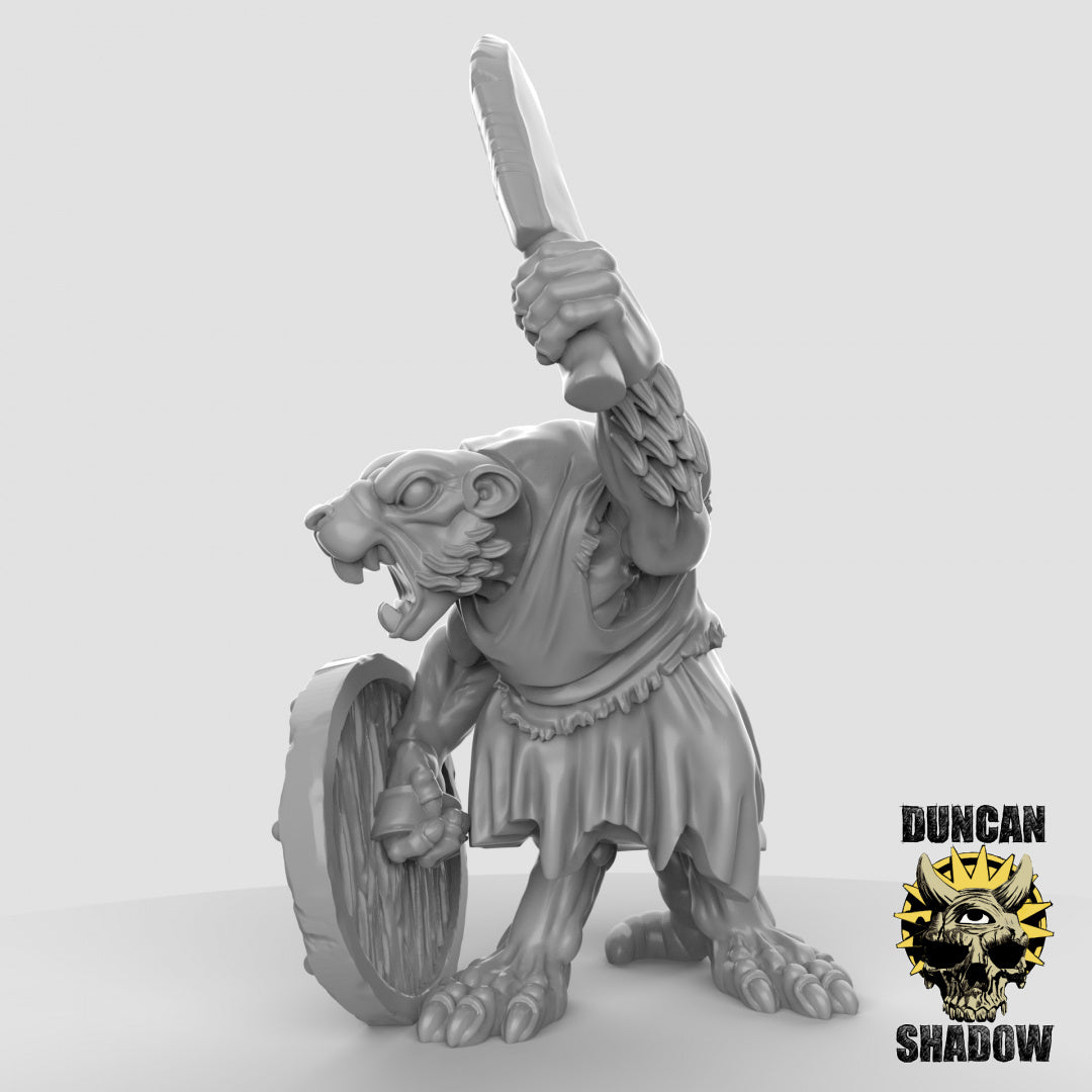 Ratfolk Resin Miniature for DnD | Tabletop Gaming
