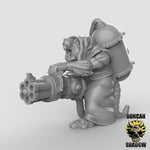 Ratfolk Chaingun Resin Miniature for DnD | Tabletop Gaming