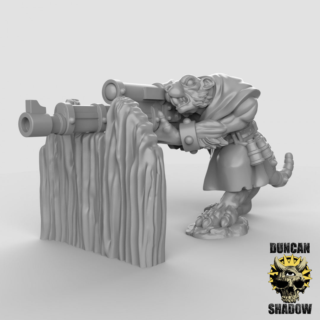 Ratfolk RifleResin Miniature for DnD | Tabletop Gaming