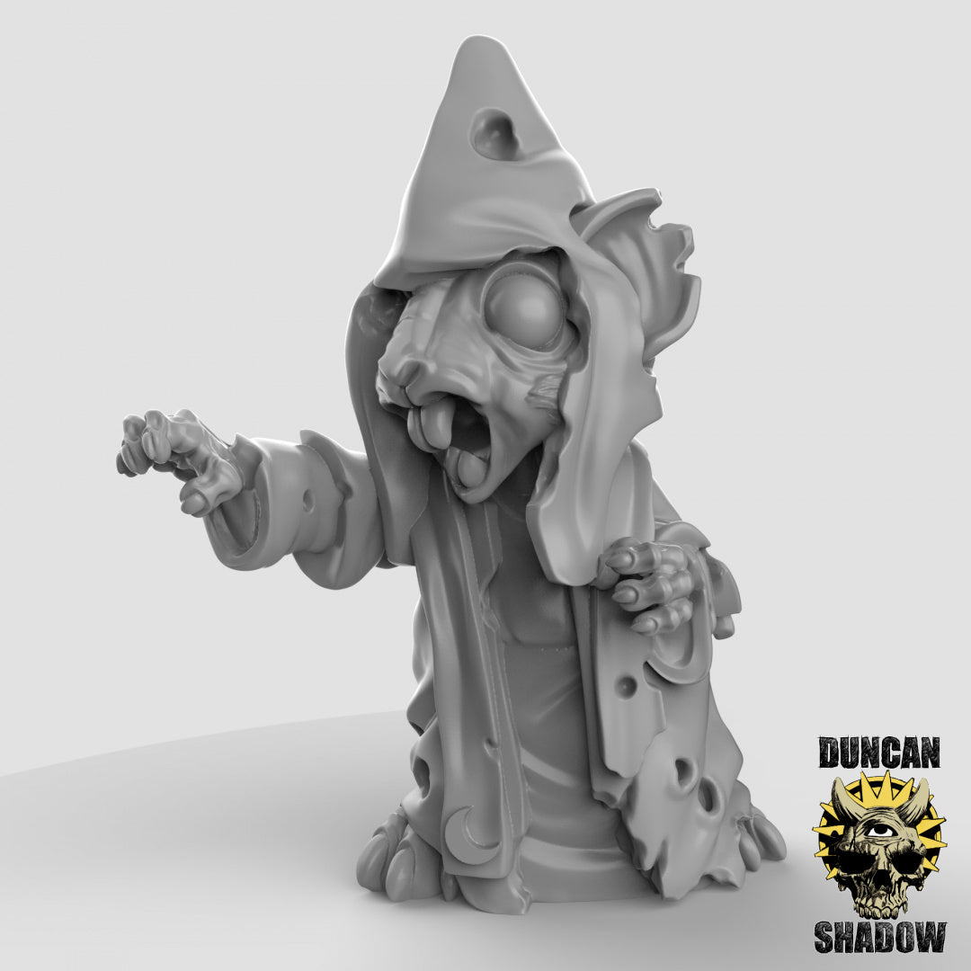 Zombie Mousle Cultists Resin Models for Dungeons & Dragons & Board RPGs