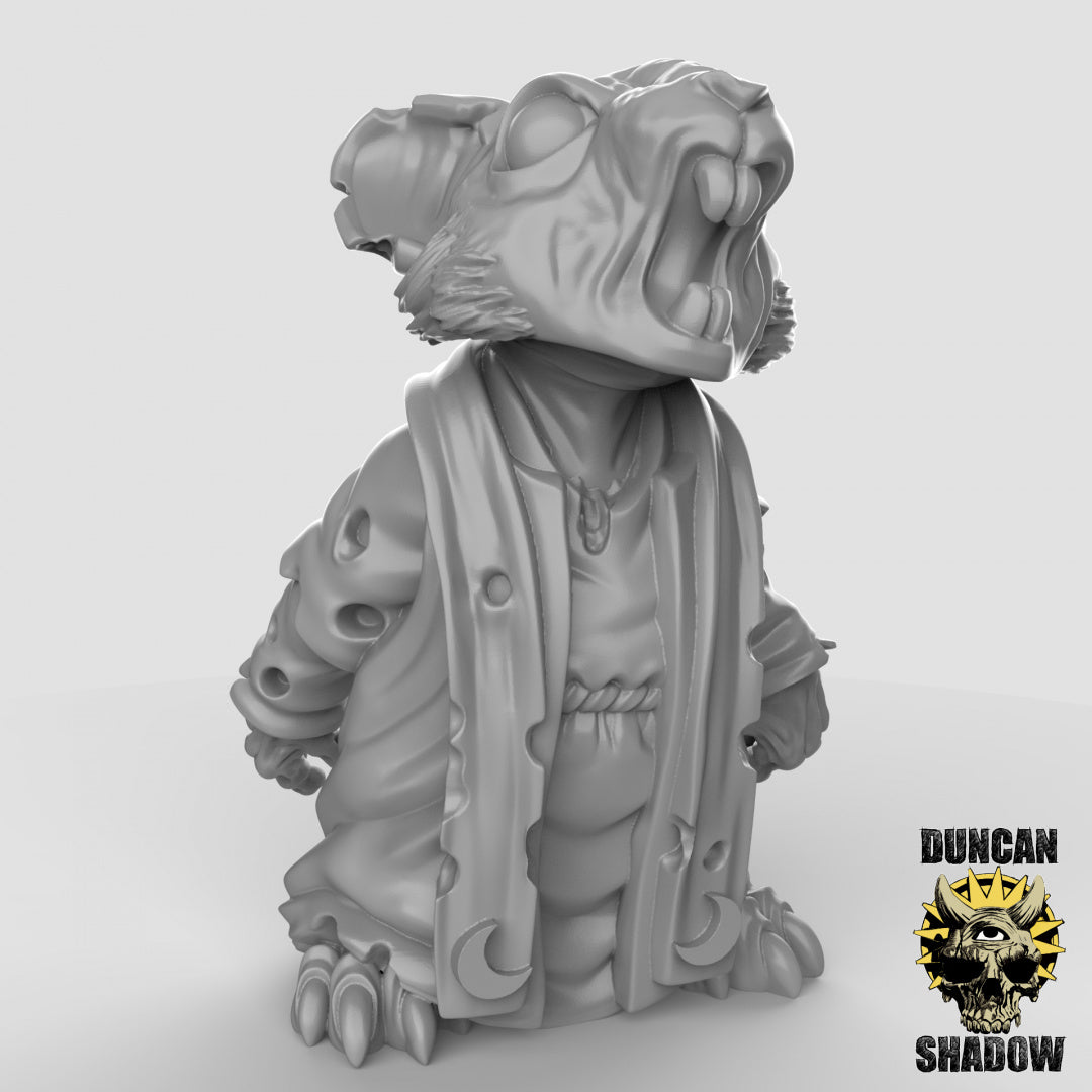 Zombie Mousle Cultists Resin Models for Dungeons & Dragons & Board RPGs