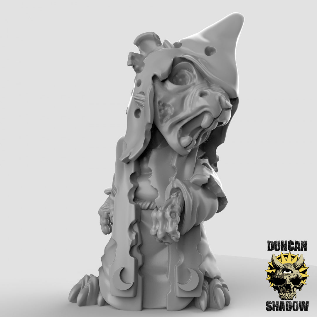 Zombie Mousle Cultists Resin Models for Dungeons & Dragons & Board RPGs