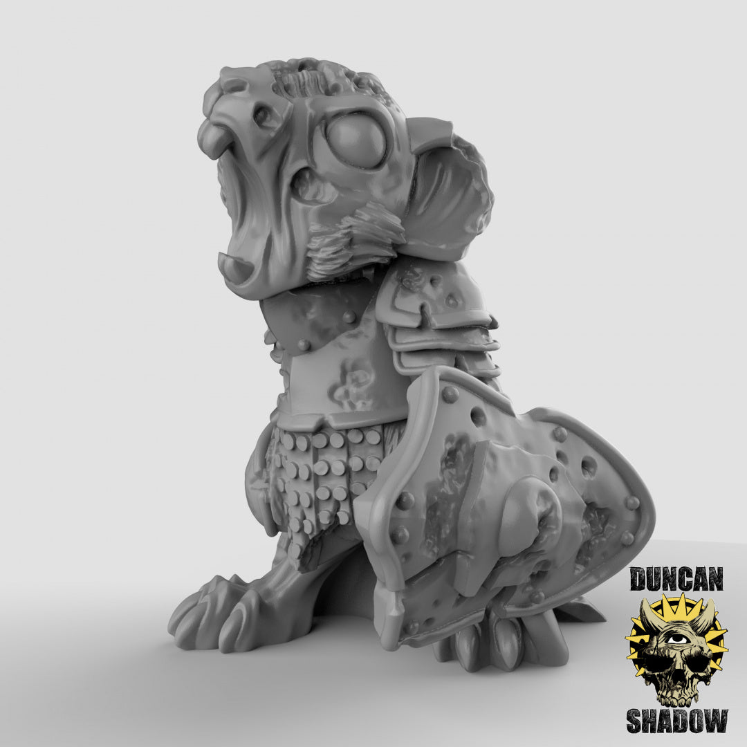 Zombie Mousle Knights Resin Miniature for DnD | Tabletop Gaming