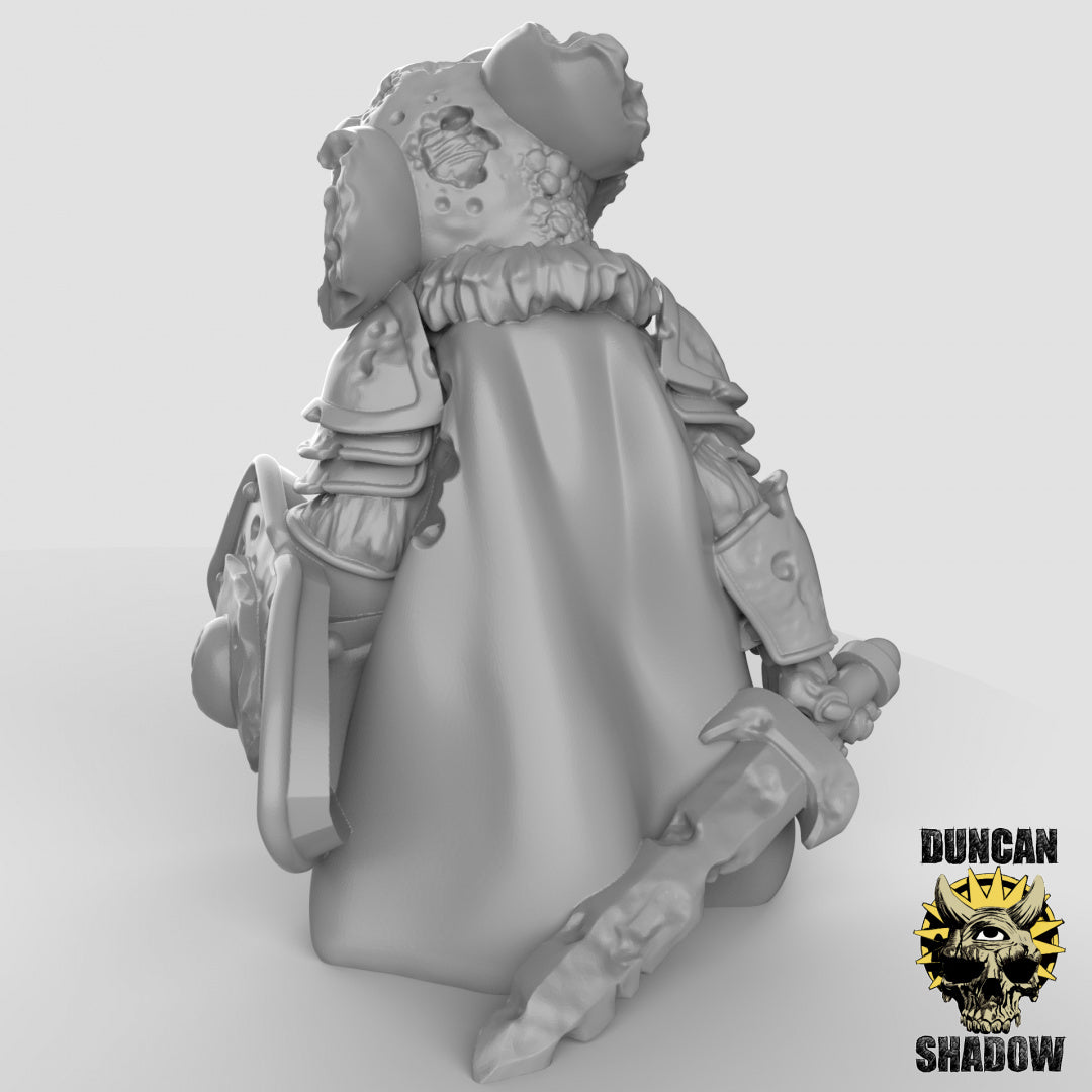 Zombie Mousle Knights Resin Miniature for DnD | Tabletop Gaming