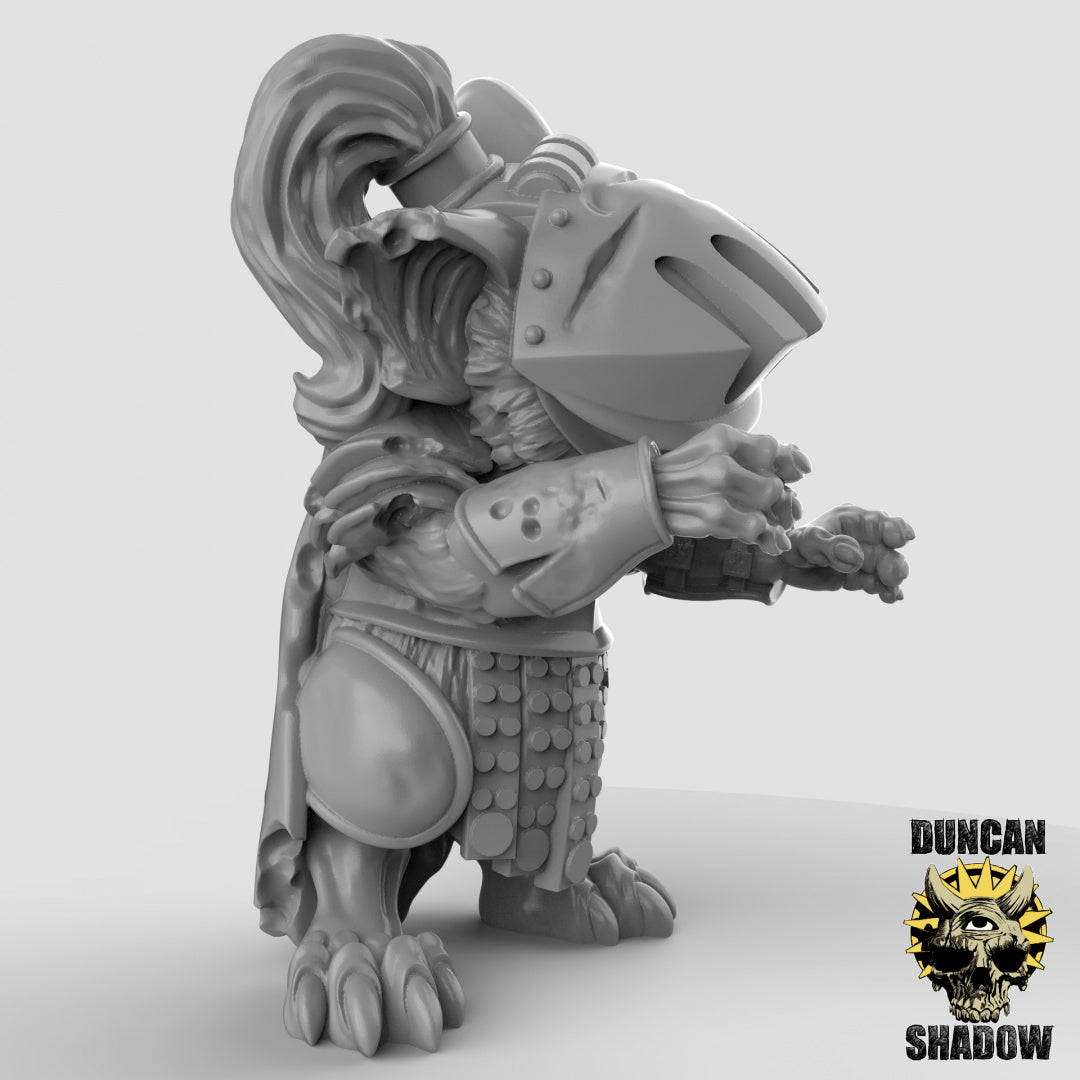Zombie Mousle Knights Resin Miniature for DnD | Tabletop Gaming