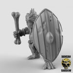 Koa Toa Fish folk with hand weapons Resin Models for Dungeons & Dragons & Board RPGs