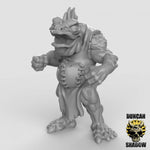 Koa Toa Fish Folk Unarmed Resin Models for Dungeons & Dragons & Board RPGs