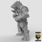 Koa Toa Fish Folk Unarmed Resin Models for Dungeons & Dragons & Board RPGs