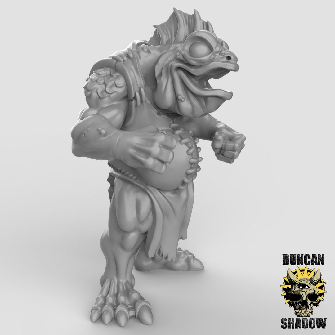 Koa Toa Fish Folk Unarmed Resin Models for Dungeons & Dragons & Board RPGs