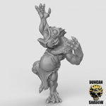 Koa Toa Fish Folk Unarmed Resin Models for Dungeons & Dragons & Board RPGs