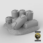 Sci Fi Batterys and Crates TerrainResin Models for Dungeons & Dragons & Board RPGs