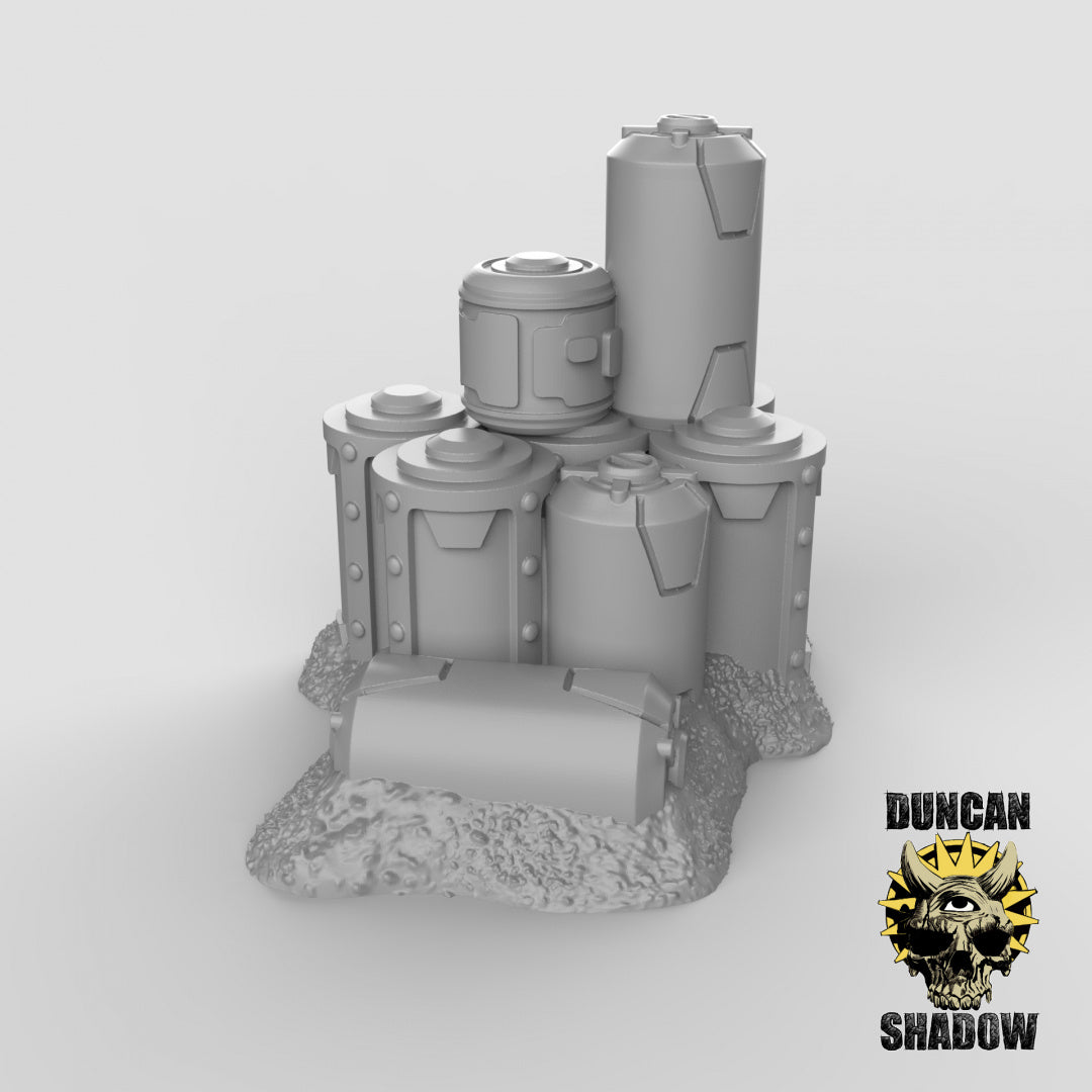 Sci Fi Batterys and Crates TerrainResin Models for Dungeons & Dragons & Board RPGs