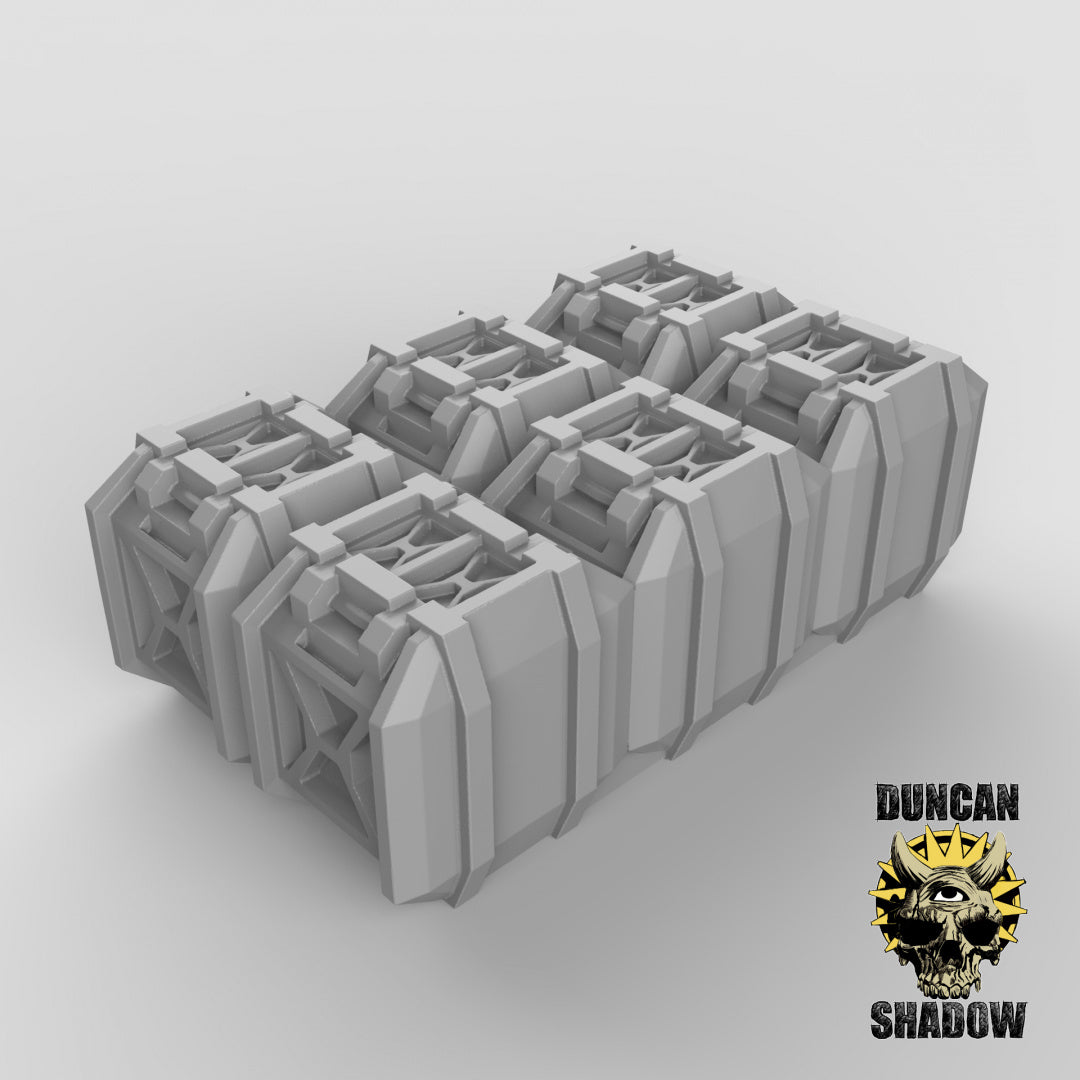 Sci Fi Batterys and Crates TerrainResin Models for Dungeons & Dragons & Board RPGs