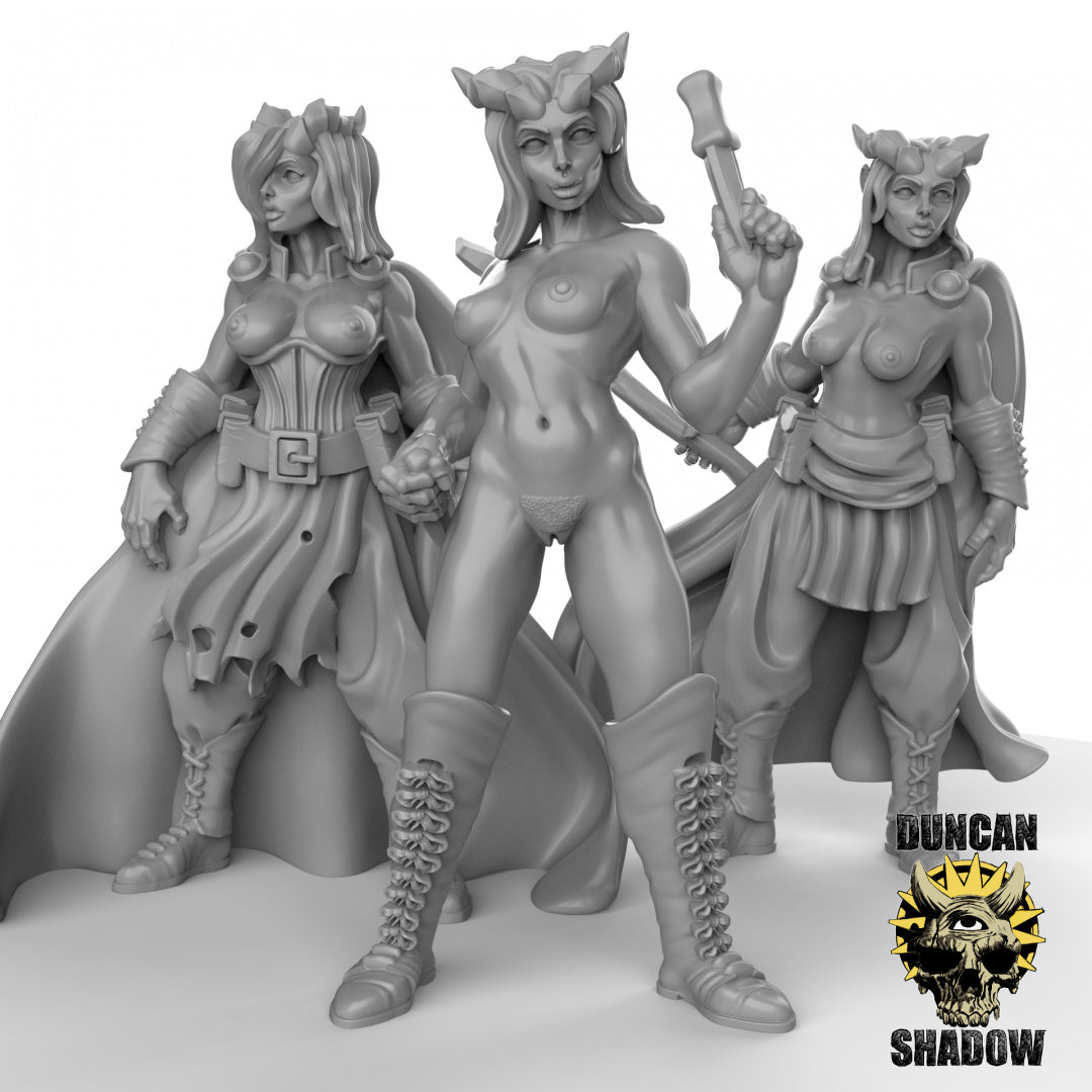 NSFW Tiefling's Resin 3D Models for Dungeons & Dragons & Board RPGs