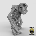 Skeleton Stone Troll Resin Miniature for DnD | Tabletop Gaming