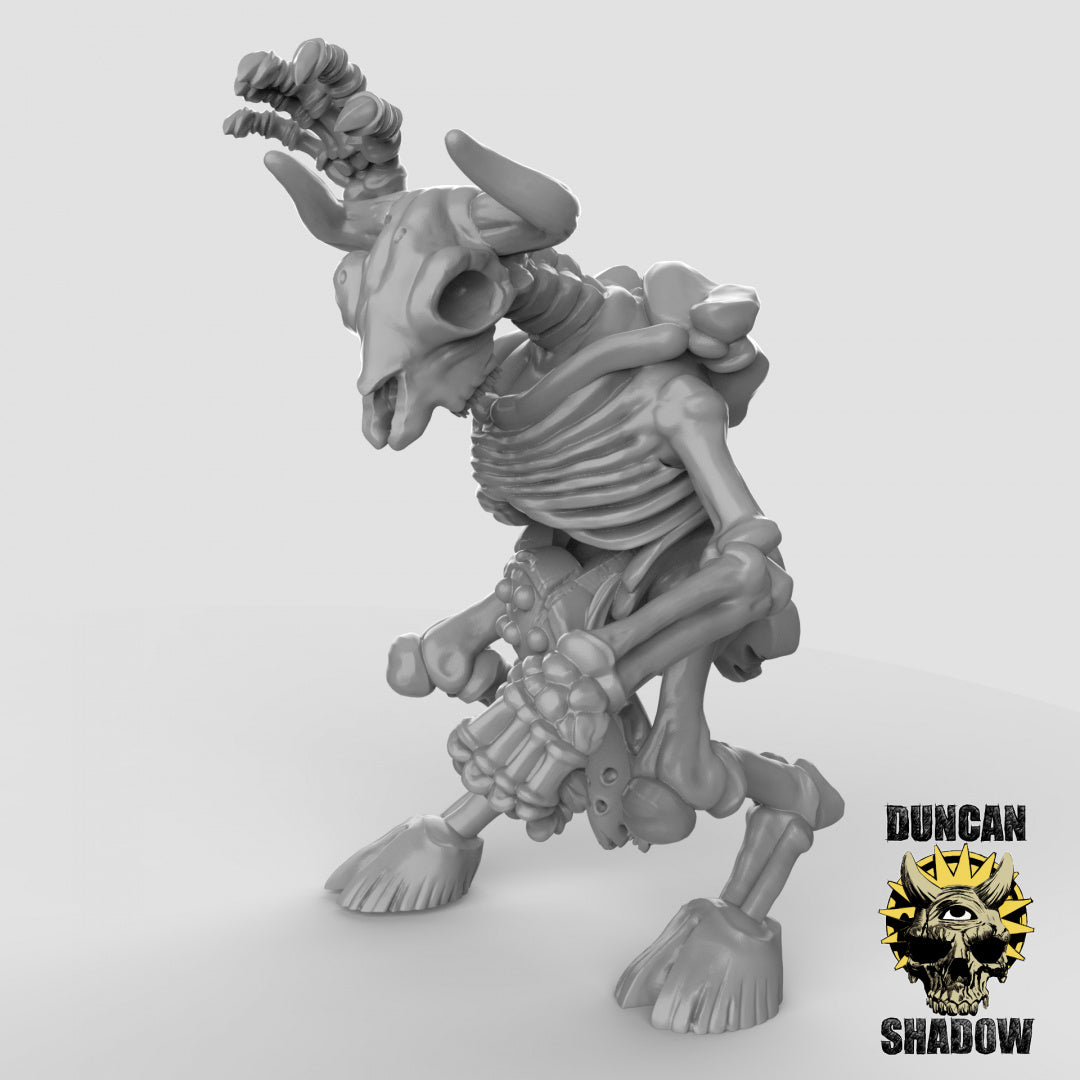Minotaur Skeletons Resin 3D Models for Dungeons & Dragons & Board RPGs