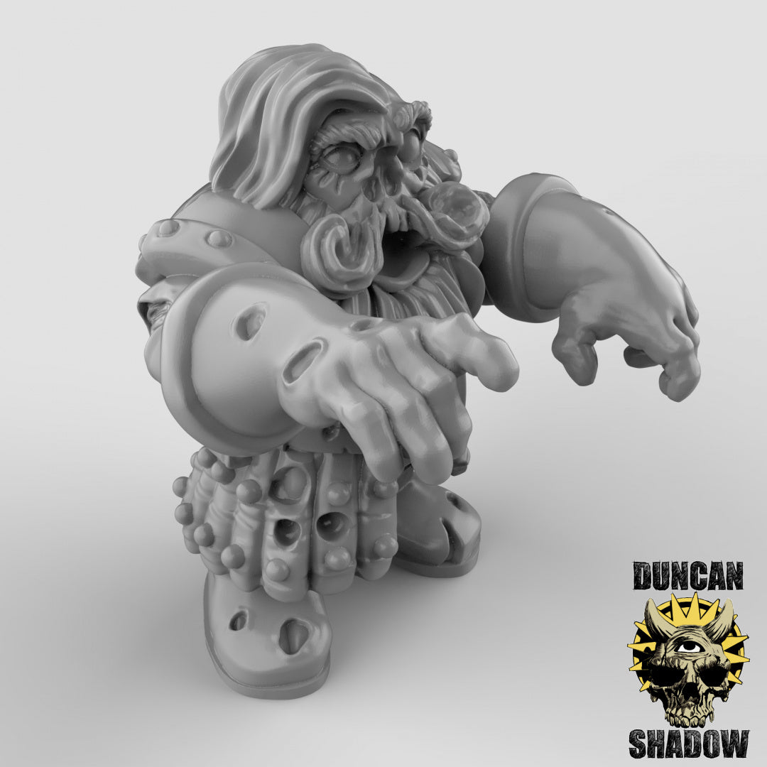 Zombie Dwarfs Resin Miniature for DnD | Tabletop Gaming