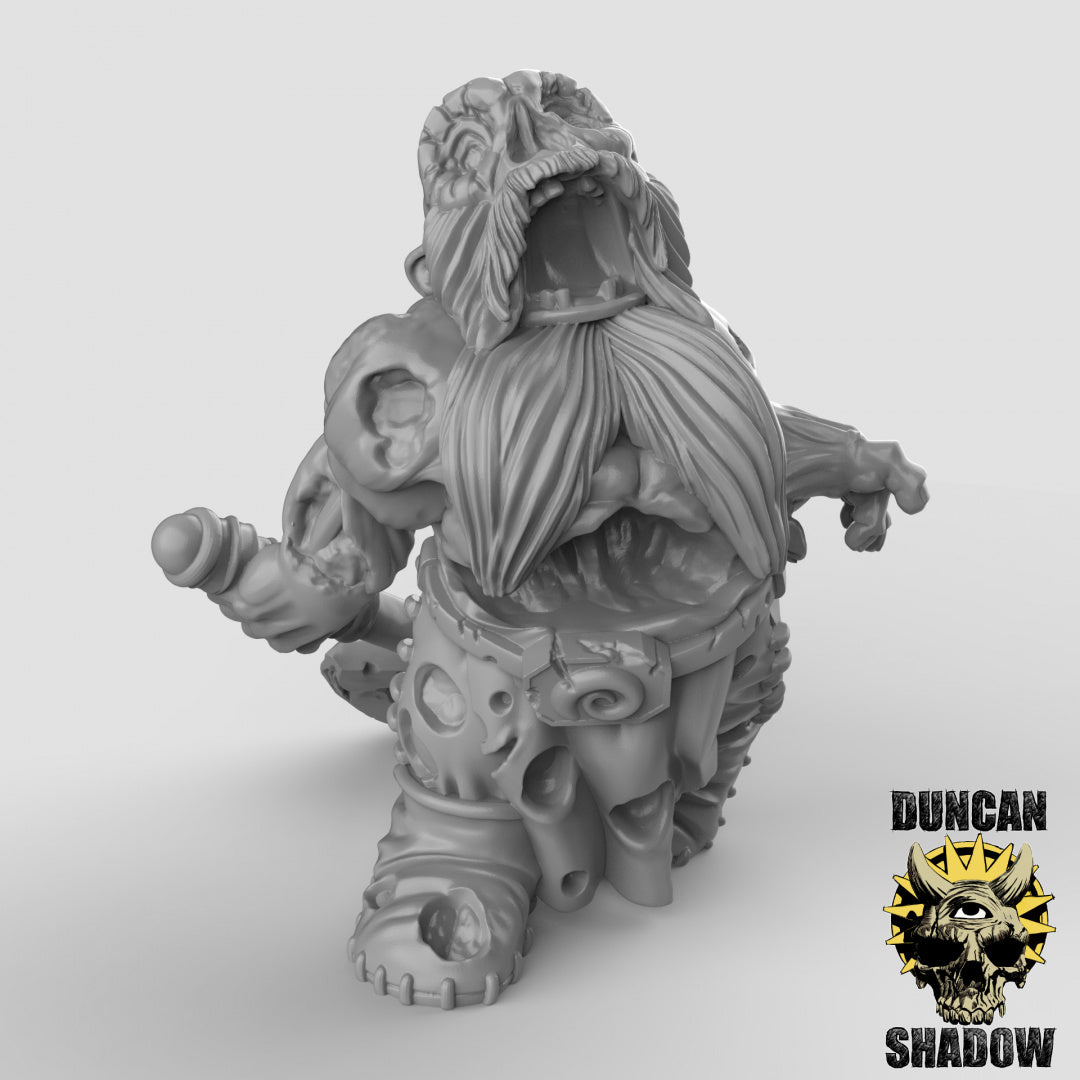 Zombie Dwarfs Resin Miniature for DnD | Tabletop Gaming